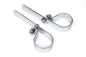 Chrome 1-3/4 inch Exhaust  inchP inch Clamp Set