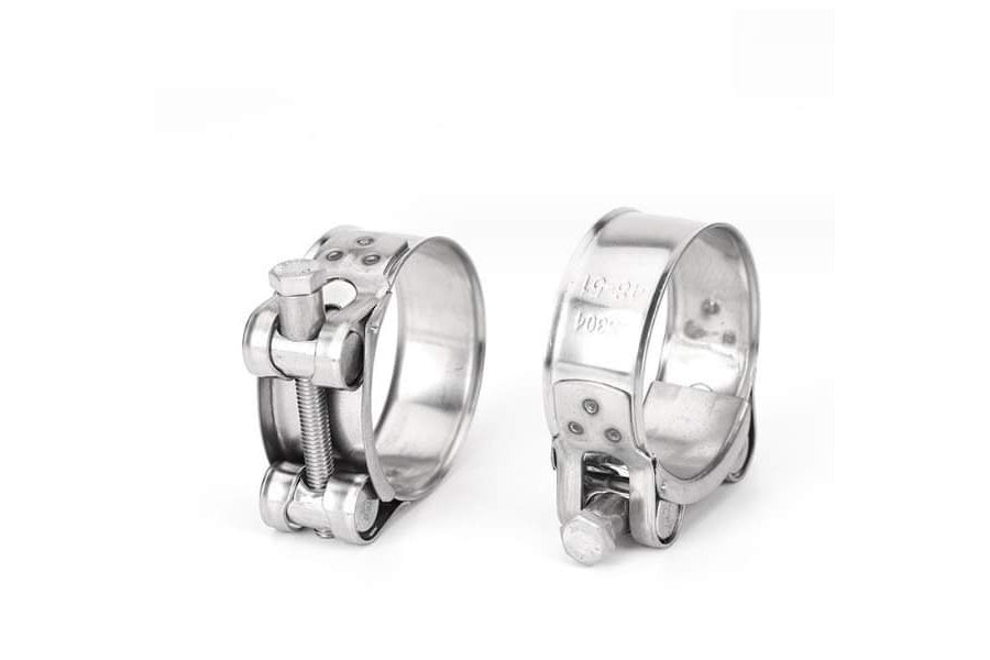 Muffler Clamp Set Stainless Steel