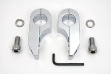 Load image into Gallery viewer, Footpeg Extender Clamp Set Chrome