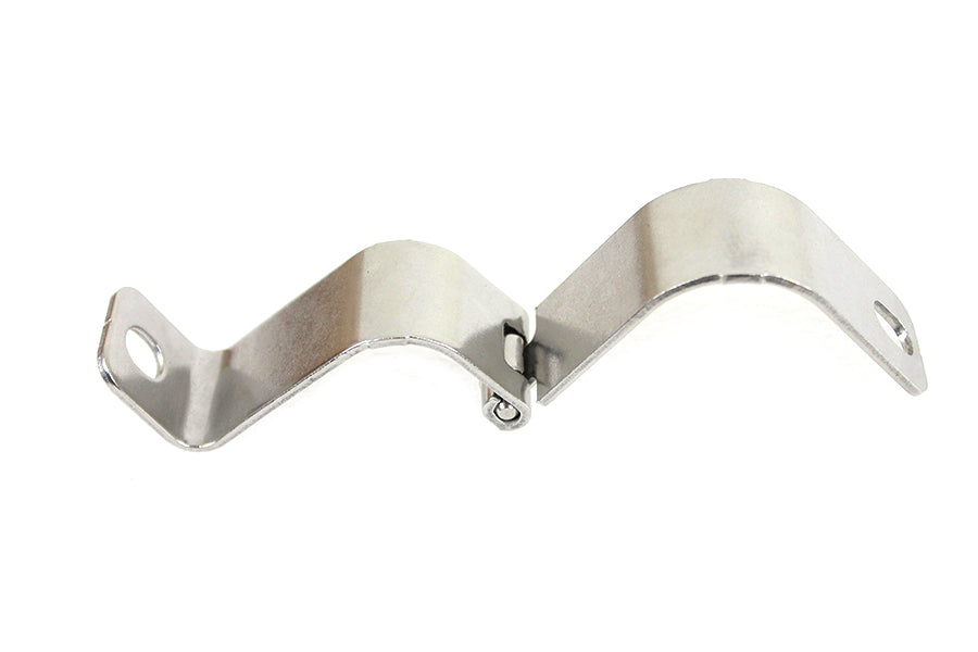 OE Rear Exhaust Crossover Bracket Hinged Chrome