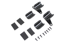 Load image into Gallery viewer, Spring Fork Fender Black Mount Clamp Set