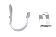 Load image into Gallery viewer, Hinged Exhaust Clamp Chrome