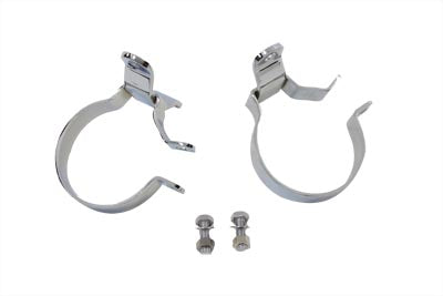 3-1/4 inch Muffler Body Clamp Set Chrome
