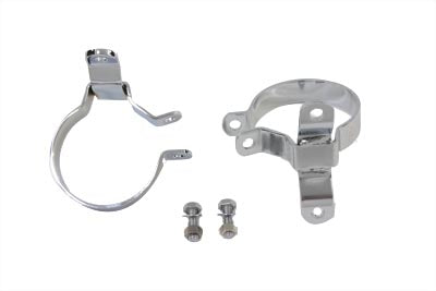 3-1/4 inch Muffler Body Clamp Set Chrome
