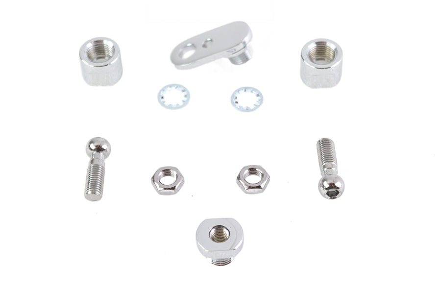 Turn Signal Swivel Assembly Kit Chrome