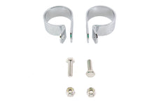 Load image into Gallery viewer, Chrome 1-7/8 inch Exhaust Clamp Set