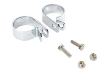 Load image into Gallery viewer, Chrome 1-7/8 inch Exhaust Clamp Set