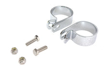 Load image into Gallery viewer, Chrome 1-7/8 inch Exhaust Clamp Set