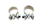 1-7/8 inch Muffler End Clamp Set Stainless Steel