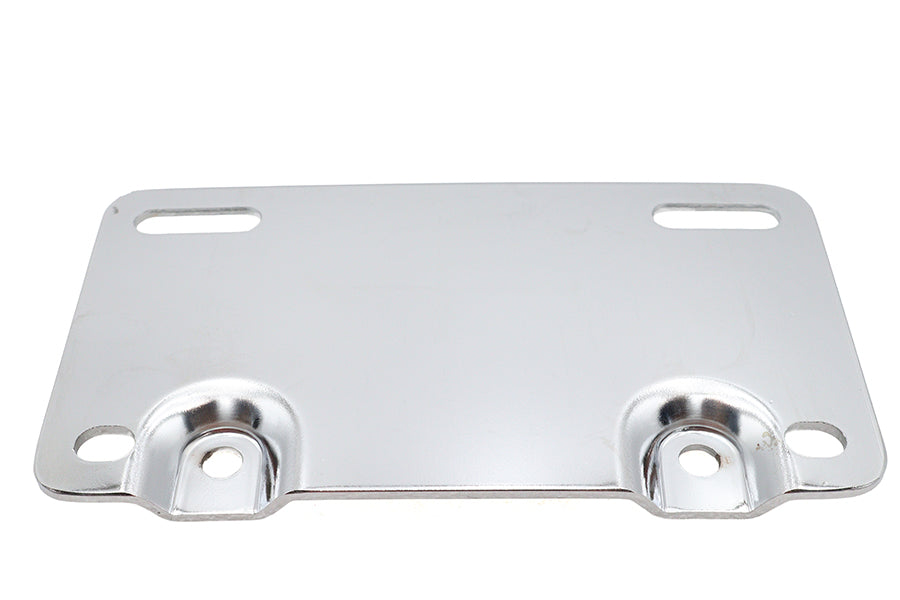 Lamp Bar Mount Plate Chrome