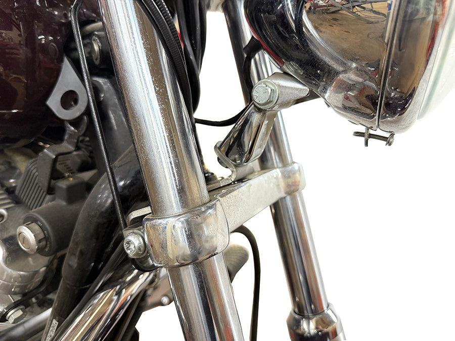 Stainless Steel 39mm Headlamp Bracket Kit