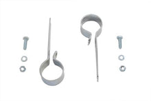 Load image into Gallery viewer, Chrome 1-3/4 inch Exhaust Hanger Clamp Set