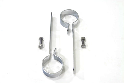 Chrome 2 inch Exhaust Hanger Clamp Set