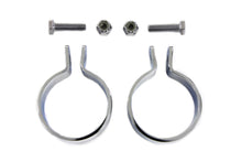 Load image into Gallery viewer, Chrome 1-7/8 inch Muffler End Clamp Set