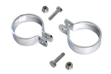 Load image into Gallery viewer, Chrome 1-7/8 inch Muffler End Clamp Set