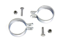 Load image into Gallery viewer, Chrome 1-7/8 inch Muffler End Clamp Set