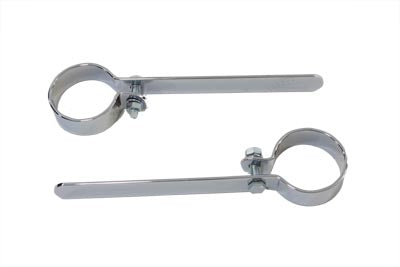 Chrome 1-7/8 inch Exhaust Hanger Clamp Set