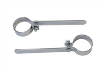 Load image into Gallery viewer, Chrome 1-7/8 inch Exhaust Hanger Clamp Set