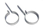 Chrome 3 inch Muffler Hanger Clamp Set
