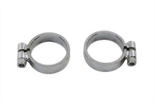 Load image into Gallery viewer, Chrome Allen Type Exhaust Clamp Set Wide