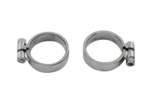 Load image into Gallery viewer, Chrome Allen Type Exhaust Clamp Set Wide