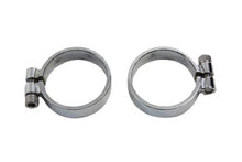 Load image into Gallery viewer, Chrome Allen Type Exhaust Clamp Set