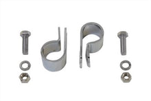 Load image into Gallery viewer, Chrome 1 inch Muffler Clamp Set