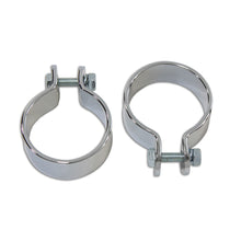 Load image into Gallery viewer, Chrome 1-3/4 inch Muffler Body and End Clamp Set