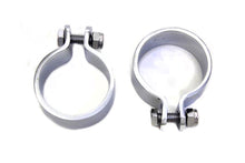 Load image into Gallery viewer, Chrome 1-7/8 inch Heavy Muffler Body and End Clamp Set