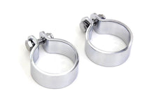 Load image into Gallery viewer, Chrome 1-7/8 inch Heavy Muffler Body and End Clamp Set
