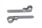 Chrome 1 inch Exhaust  inchP inch Clamp Set
