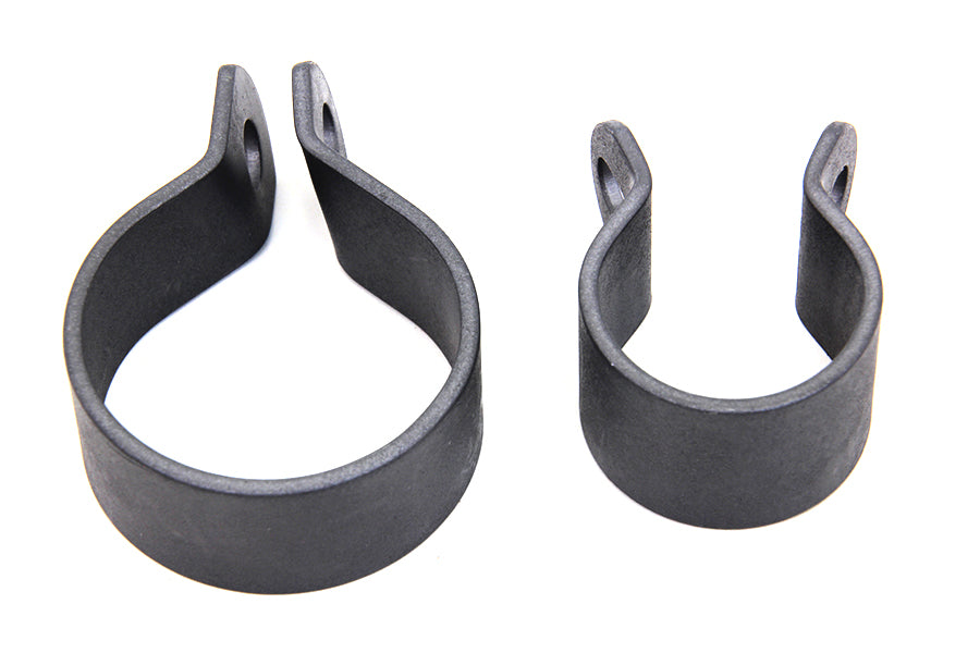 Front Exhaust Parkerized Clamp Set
