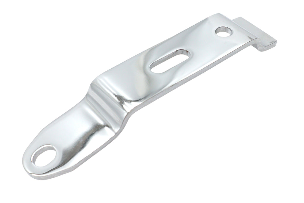 Chrome Long Rear Seat Mount Tab