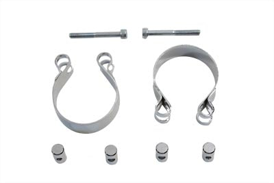 Chrome Allen Type Exhaust Clamp Set