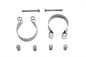 Chrome Allen Type Exhaust Clamp Set