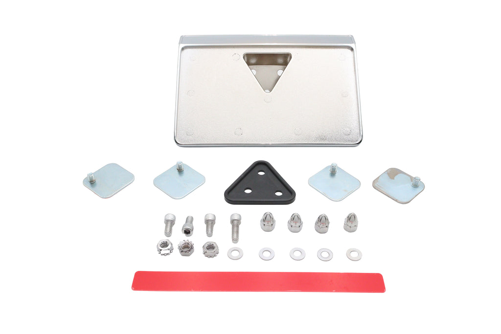 Laydown License Plate Frame Mounting Kit