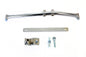 Upsweep Header Mounting Bracket Kit Chrome