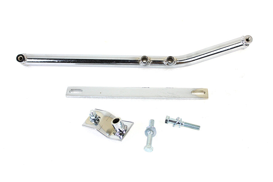 Upsweep Header Mounting Bracket Kit Chrome