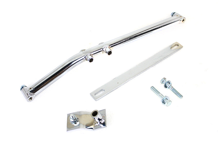 Upsweep Header Mounting Bracket Kit Chrome