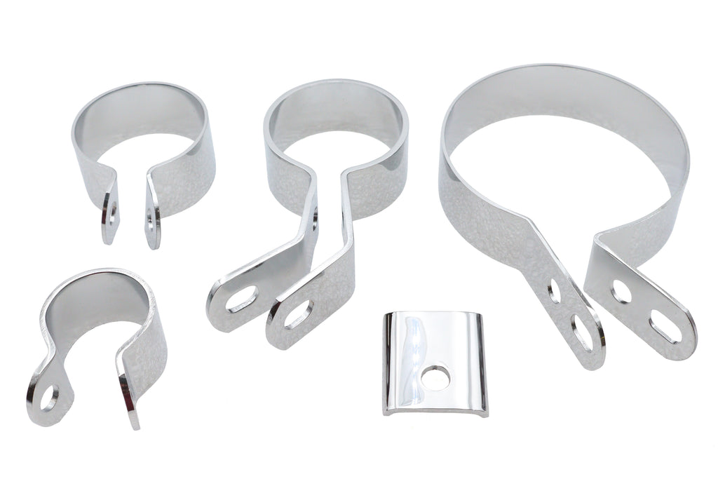 Chrome Exhaust Clamp Kit