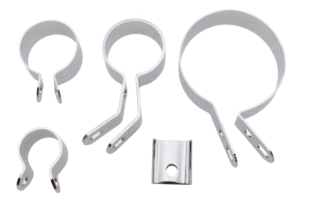 Chrome Exhaust Clamp Kit