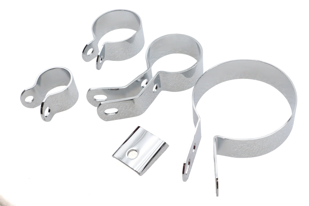 Chrome Exhaust Clamp Kit