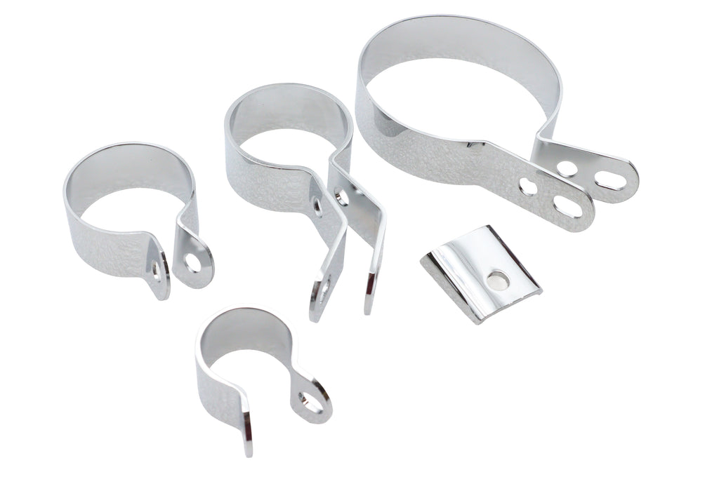 Chrome Exhaust Clamp Kit