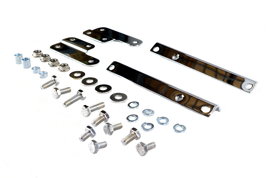 Windshield Mount Kit Chrome