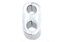 Load image into Gallery viewer, Chrome Dual Throttle Cable Separator Clamp