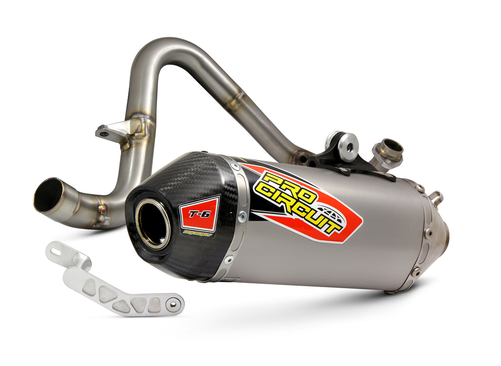 T 6 S/S Exhaust System W/Carbon Cap