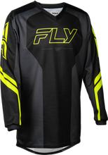 Load image into Gallery viewer, Youth F 16 Raze Jersey Black/Grey Yxl
