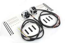 Load image into Gallery viewer, Handlebar Control Switch Housing Kit Chrome