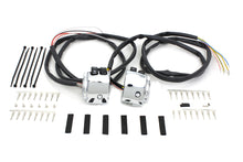 Load image into Gallery viewer, Handlebar Control Switch Housing Kit Chrome