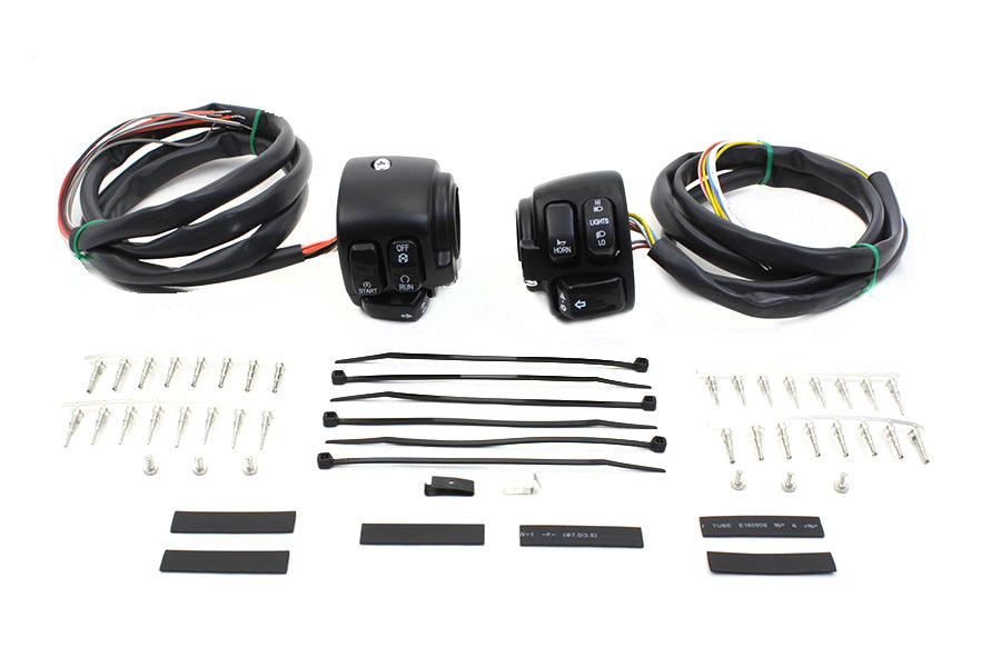 Handlebar Control Switch Housing Kit Black